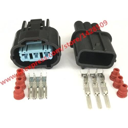20 Sets 3 Pin 6189-0596 Auto Connector Female Male For Honda K-Series 05-06 VSS Vehical Speed Sensor Sumitomo