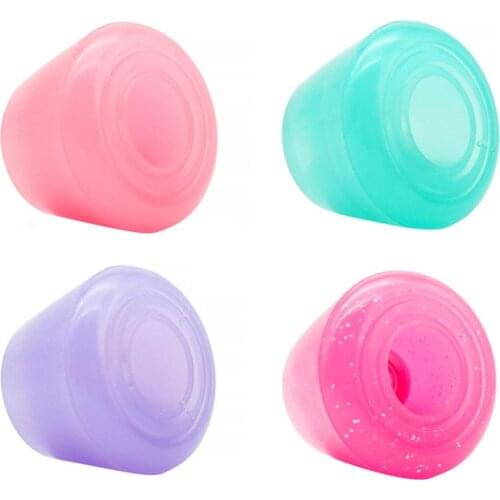 1 Pair PU Double-Row Roller Skate Toe Stoppers With Screw Driver PU Wear-resistant Brake Head Roller Skates Brake Device Roller