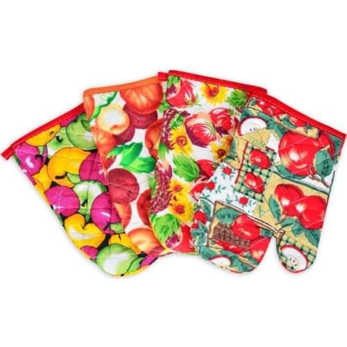 2pcs/set Microwave Oven Baking Glove Insulation Pad Mat Kitchen Cooking Anti Hot