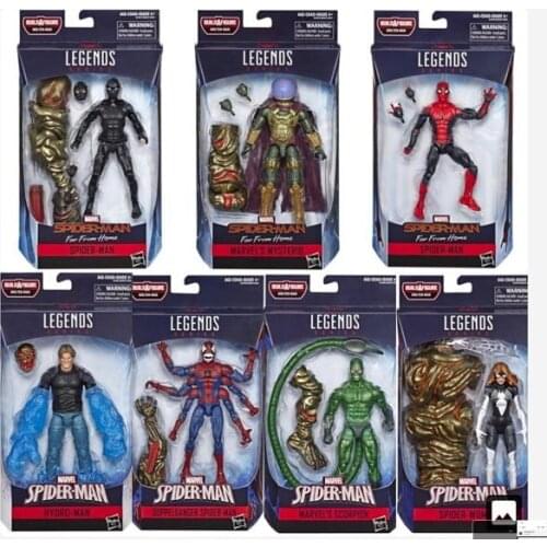 Hasbro Genuine Marvel Legends Spider-Man Hydro-Man Mysterio Action Figure Model Toys