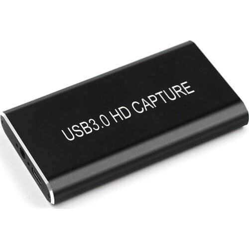 1080P 60fps Full HD Video Recorder HD to USB 3.0 TYPE C Video Capture Card Device For Winodws Mac Linux Live Streaming