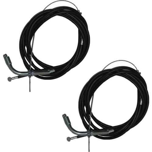 2pcs Throttle Cable Clutch Cable Fits 66/80cc 2 Stroke Motorized Bicycle Engine