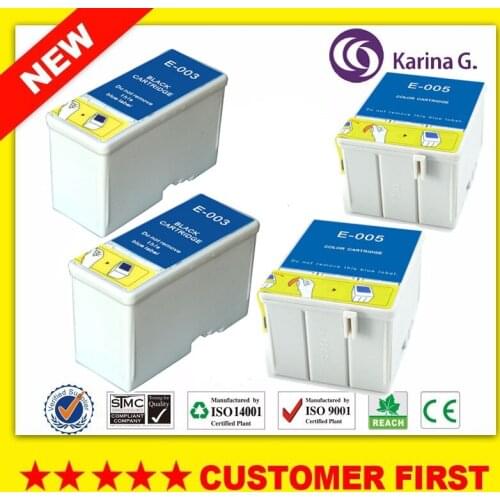 2sets Compatible Ink Cartridge For T005 T003 E-003 E-005 suit for Epson Stylus 900 900G 900N 980 980N