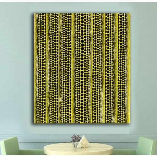 Wall Art Kusama Yayoi Pumpkin 1990 Painting For Living Room Home Decoration Oil Painting On Canvas Wall Painting NO Frame
