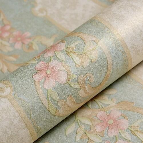 Bacaz Green 3d vertical Stripe wallpaper romance for Walls tv background 3D Flower wall paper Rolls 3d Wallcoverings