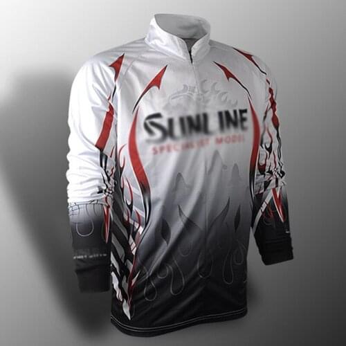 2020 new men summer outdoor sportswear sun protection fishing clothing Long sleeve fishing clothes hiking shirt