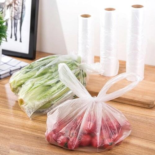 Food Storage Bags Plastic Vacuum Sealer Thicken Transparent Food Saver Bags Food Wrap Home Accessories Non-toxic 100Pcs/Roll