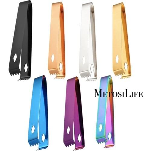 Food Grade Stainless Steel Ice Tong Pom Tongs Sugar Tongs Stainless Steel Mini Tongs for Party Kitchen Serving and Cooking