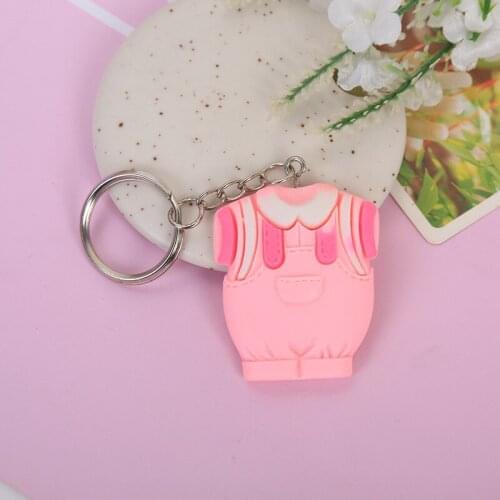 Special Little Baby boy party favors of Adorable Onesie Baby Key Chain decoration birthday shower gift lin2199