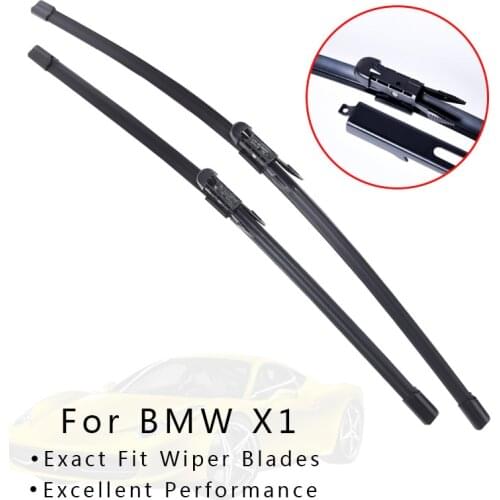 Front Wipers and Rear Wiper Blade for BMW X1 E84 F48 2009 2010 2011 2012 2013-2017 Car Accessories Soft Rubber Windscreen wiper