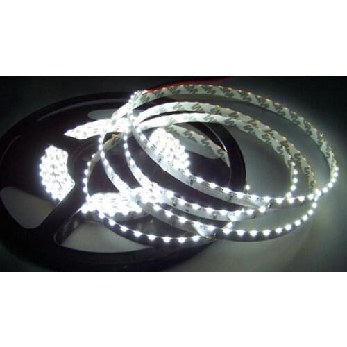 335SMD LED Strip Side emitting 5M 600leds 120Leds/M Side view NON-Waterproof 12V club stair/cabinet Backlighting-WHITE