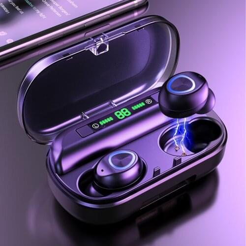 TWS V10 Bluetooth Earphone With Microphone LED Display Wireless Bluetooth Headphones Waterproof CVC8.0 Noise Cancelling Headsets
