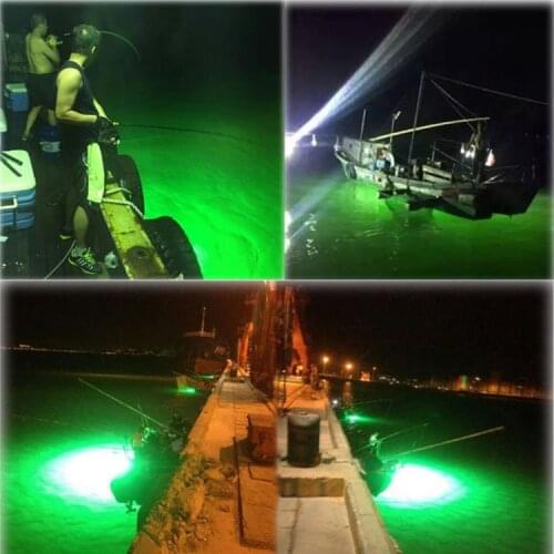 High Power 400w 140w 200w 250w 300w Underwater Fishing Light Super Bright Lamp Lure Bait Finder Night LED Light