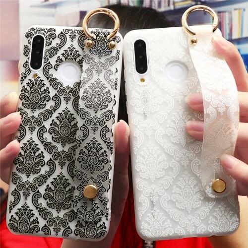 TPU For Huawei P40 Pro+ P30 P20 Mate 20 30 Honor 20 Pro 10 Lite 20i 10i 9X 8X P Smart Y6 Y7 Y9 Prime 2019 Wrist Strap Cases