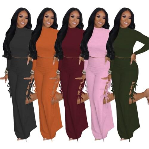 Casaul Women Skirt Two Piece Set Shirt And Long Skirt Dress Hollow Out Solid Color Matching Set Autumn Clothes For Women Outfit