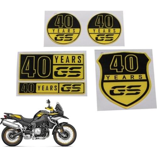 3D Resin Motorcycle Tank Pad 40 Years Sticker Case for BMW F700GS F800GS F850GS G310GS F650GS R1200GS R1250GS Decals