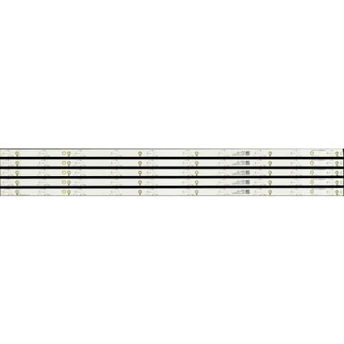 5pcs/Kit LED strips for INSIGNIA 43 TV NS 43DR710CA17 NS-43DR710NA17 TPT430H3 QVN01 U EVTLBM430E1001 AJ 2