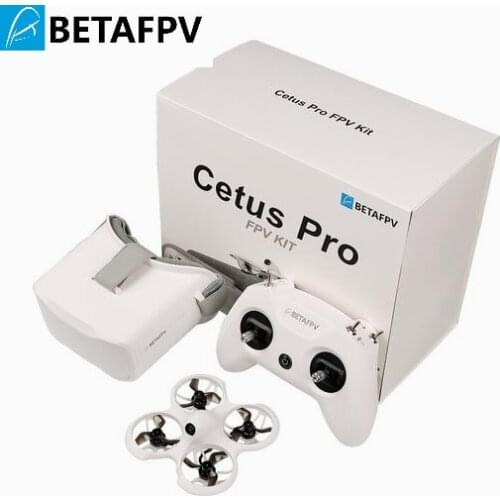 BETAFPV Cetus Pro FPV Kit Indoor Racing 400mAh BatterRC Drone RTF VTX Frsky D8 vtx LiteRadio 2 SE Transmitter 14DBI VR02 Goggles