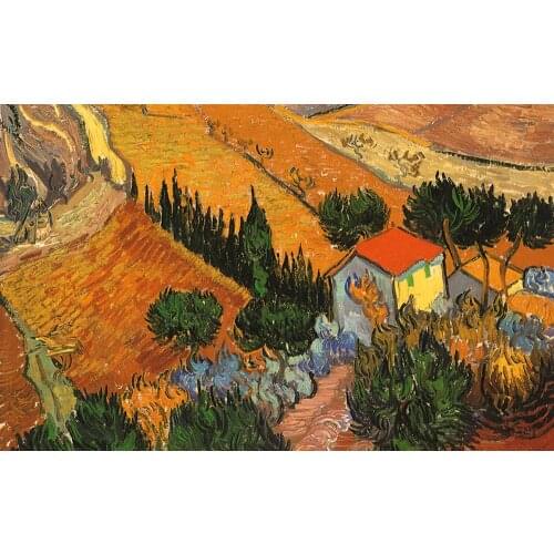 Bigger is Better 400x300MM Magnets JM10021 Painting_of_Vincent_Van_Gogh_-_Landscape