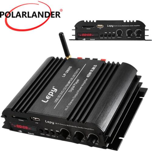 LP-269S Lepy Bluetooth Digital Player HIFI Stereo Audio without adaptor Power 2CH 45W Home Multimedia Support SD USB FM MP3 DVD