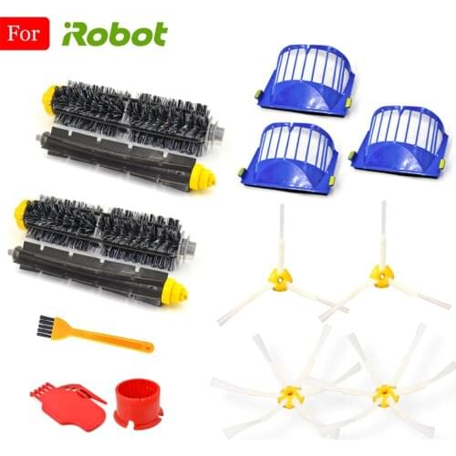 Main Brush Side Brush Air Filter HEPA 600 610 620 621 625 630 631 650 651 660 671 680 690 For iRobot Roomba Vacuum Cleaner Parts