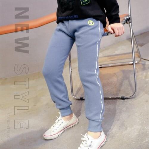 Kids Sports Pants Boy Pants Big Girls Pants Spring Teenage Spring Toddler Casual Kids Trousers For Boys Clothes Age 3-12 Year