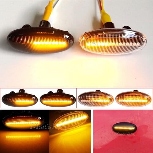 For MAZDA 2 3 5 6 BT-50 MPV II Turn Signal Side Marker Light LED Dynamic Flasher Repeater Blinker 2006 2007 2008 2009 2010