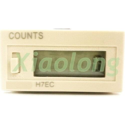 Electronic Digital Display Counter Timer Cumulator Punch Industry H7EC-BLM