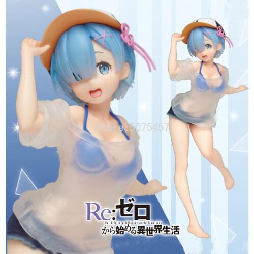 22cm Re ZERO Starting Life in Another World Anime Figure Rem Ram Sailor Suit Action Figure Rem Sexy Girl Figurine Model Doll Toy