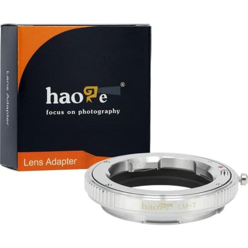 Haoge Manual Lens Mount Adapter for Leica M LM, Zeiss ZM, Voigtlander VM Lens to Leica L Mount Camera
