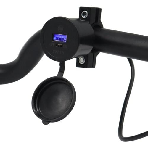 Motorcycle ATV 12/24V Modified Car USB Charger 5v2.1a Car Charger with Switch