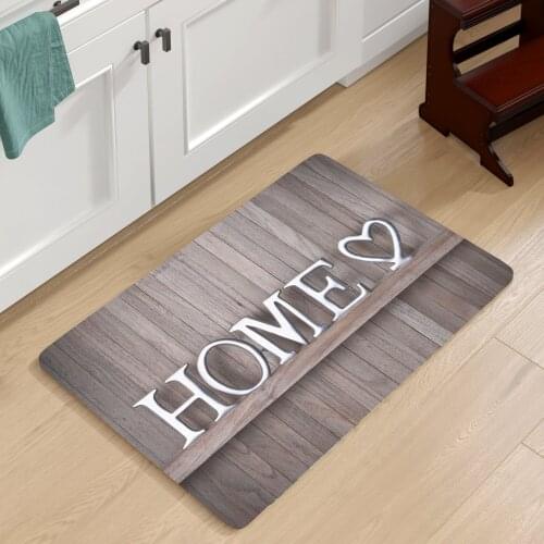 Non-Slip Floor Mat Love Home Entrance Doormat Self-Service Laundry Bath Mat Carpet Laundry Room Decor Balcony Rug