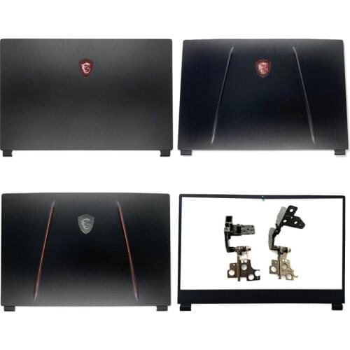 NEW Laptop LCD Back Cover For MSI GP65 MS-16U1 Series LCD Back Cover/Front Bezel/Hinges Black Top Case 3076U1A222HG01 Metal