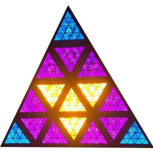 New arrive 16*10W rgb led pixel triangle light background dj lighting led matrix beam light point control