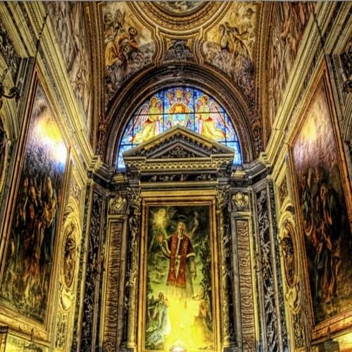 Custom 3d wallpaper Magnificent European Church custom wallpaper murals Hotel Lobby bedroom decoration backdrop