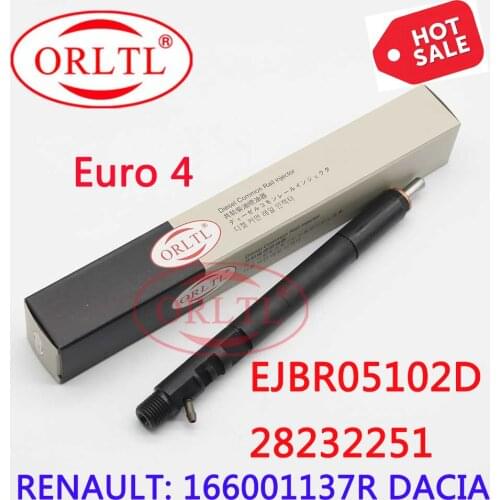 ORLTL Genuine Diesel Injector EJBR05102D (28232251), Fuel Injector R05102D, Common Rail Injector 5102D For Euro 4 DACIA LOGAN