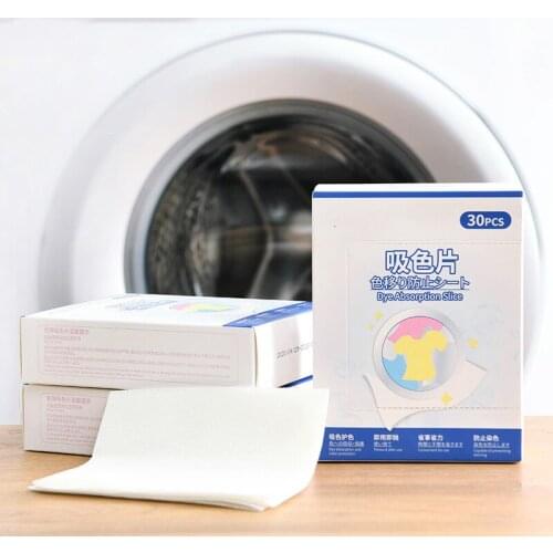 Anti-Staining Clothes Laundry Paper Sheets Anti-String Mixing Color Absorption Film Washing Machine Clean Clothe Laundry Tablets