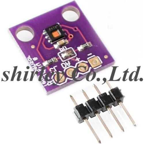 Shipping5PCS HDC1080 module Low Power, GY-213V-HDC1080 High Accuracy Digital Humidity Sensor with Temperature Sensor connector