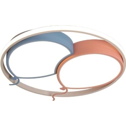 Nordic style bedroom net red balloon ceiling lamp children room lamp warm fashion eye protection round lamp