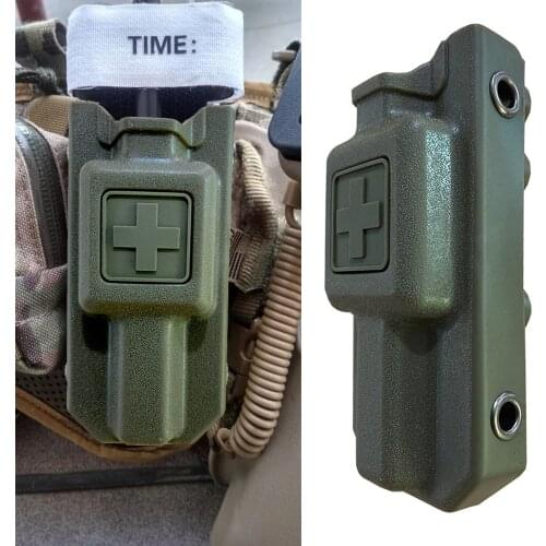Tactical EDC Tourniquet Pouch Case Molle Fast Hemostasis Holder Military Outdoor Medical Emergency Belt Aid Camping Survival