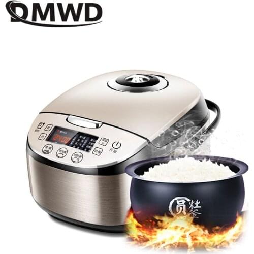 DMWD Multifunction 4L Intelligent Rice Cooker Electric Food Steamers Automatic Cake Maker Reservation 0-24 Hours Top Quality