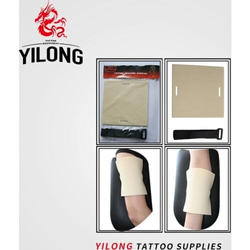 YILONG 1pcs Permanent Makeup Eyebrow Lips 20*20cm Blank Tattoo Practice Skin Sheet for Needle Machine Supply Kit Hot Selling