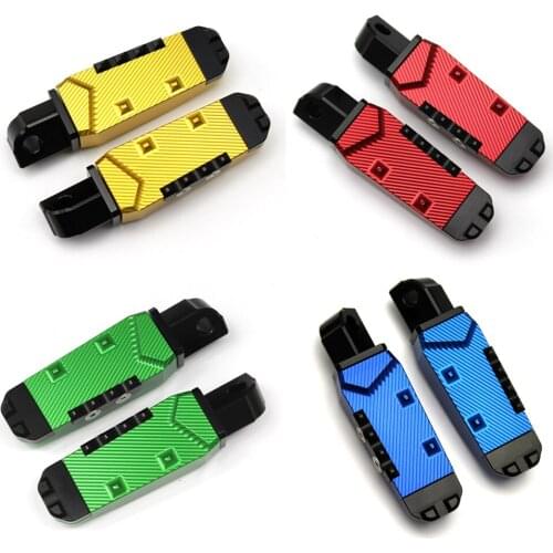 CNC Rear Footrest Foot Pegs Rest Pedals For Suzuki GW250 GSXR600 GSXR750 GSXR1000 GSX-R1300 Motorcycle Aluminum