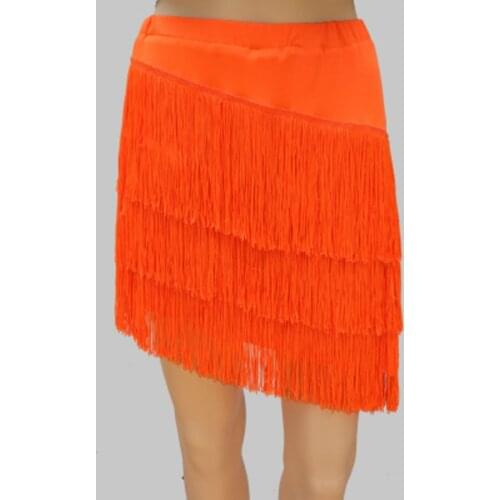 Latin Dance Skirt Sexy Fringed Tassels Women Dress Black Samba Tango tangada Dress Big Size Competition Performamnce Latin Dance