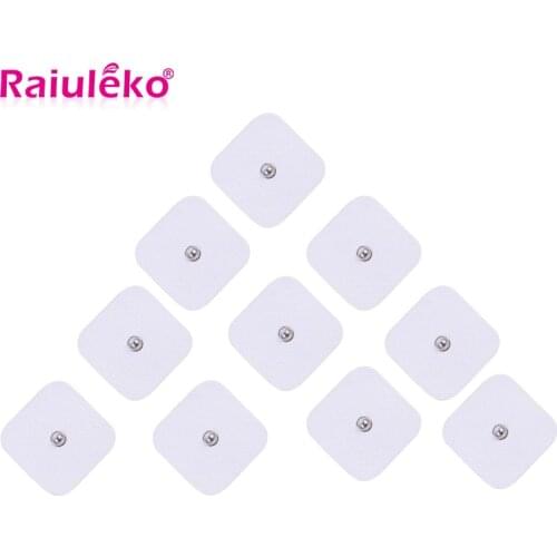 10/20Pcs EMS Tens Muscle Stimulator Massage Gel Pad Electrodes Patch Adhesive Electrodes Acupuncture Digital Therapy Reusable