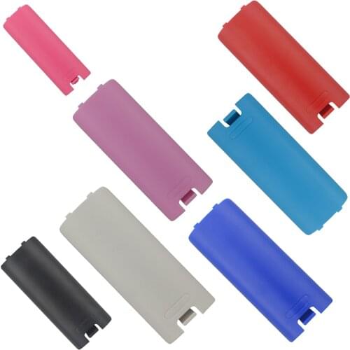 2PCS Multi-color Choices battery cover Case battery back door cover For Nintendo for wii remote controller