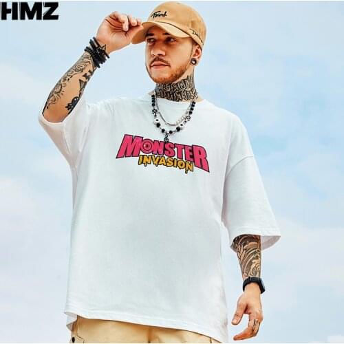 HANGMINGZE Oversized Men's T-Shirts