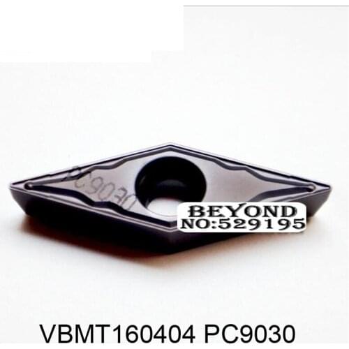 Original VBMT160404 PC9030 Carbide Turning Inserts VBMT 160404 Lathe Cutter for stainless Steel CNC Tools 10pcs Original