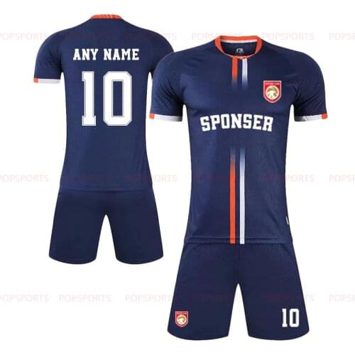 Custom Football Jerseys Kits Personalized Soccer Team Uniforms for Adult and Kids Suits 5 Colors Child Football Team Jersey
