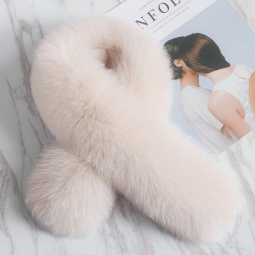 Hot style specials fox wool scarf collar fox fur collar fur scarf long qiu dong female clip with South Korea